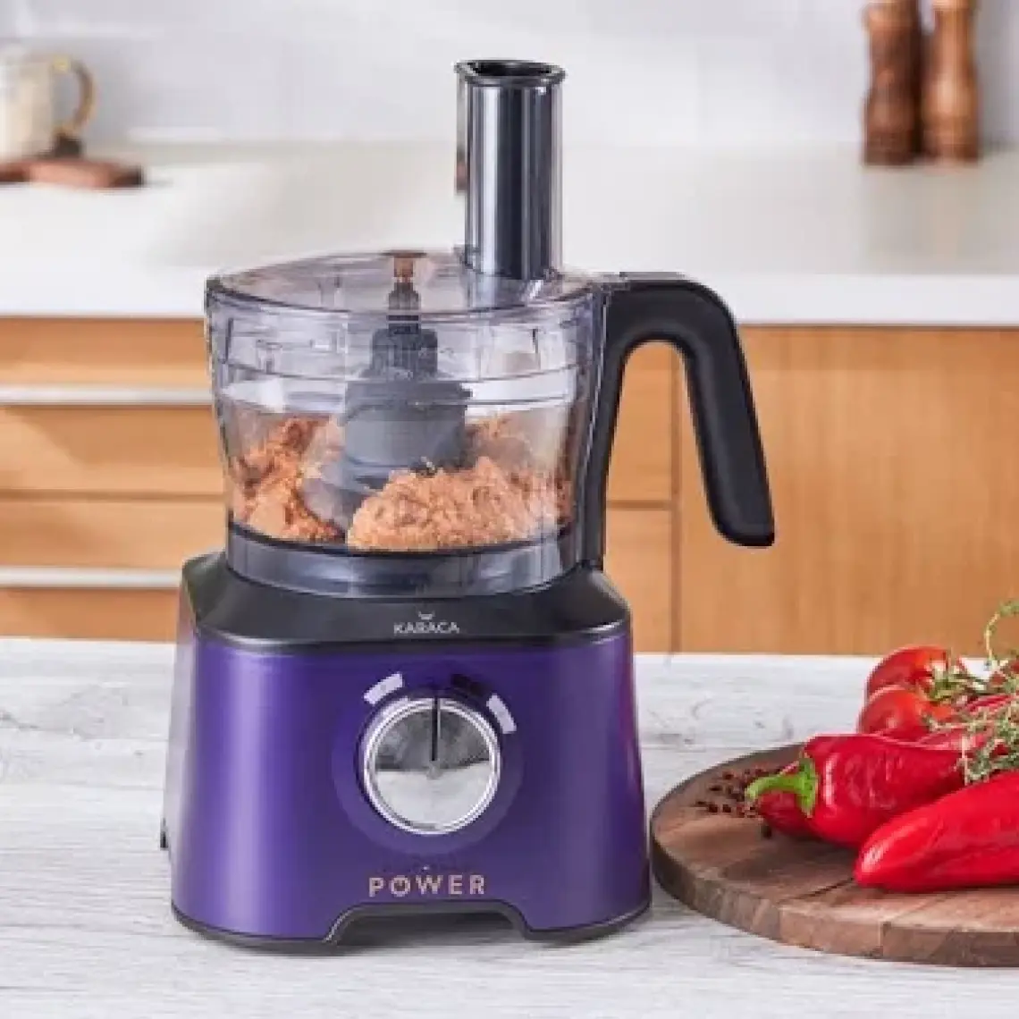 Karaca Mastermaid Power Multifunctional 10 İn 1 Grape Purple Mutfak Robotu, Blender Seti 2000w