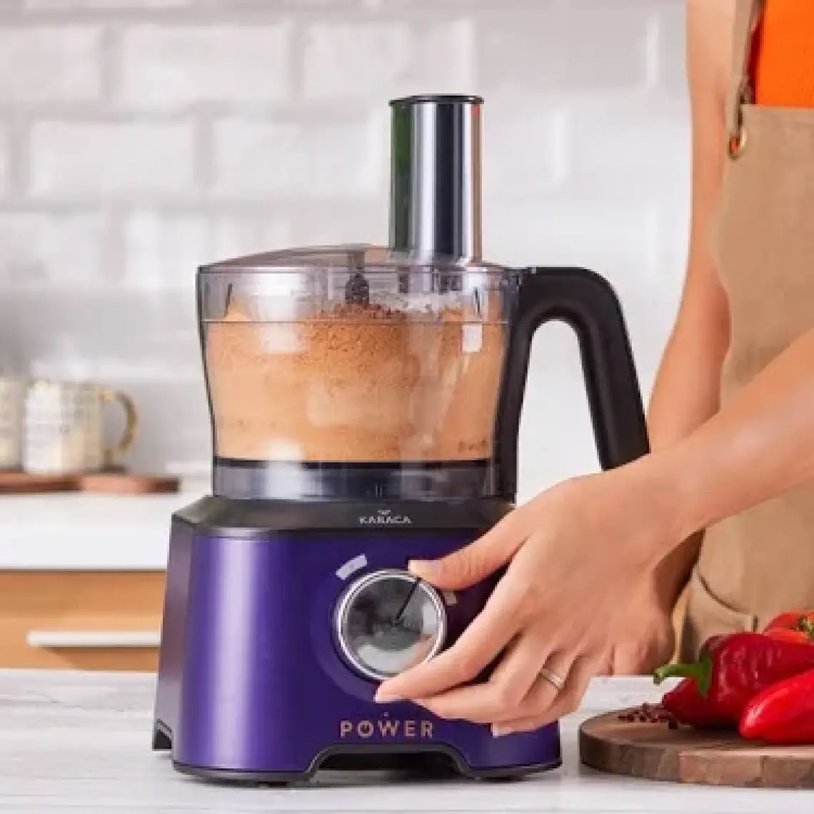 Karaca Mastermaid Power Multifunctional 10 İn 1 Grape Purple Mutfak Robotu, Blender Seti 2000w