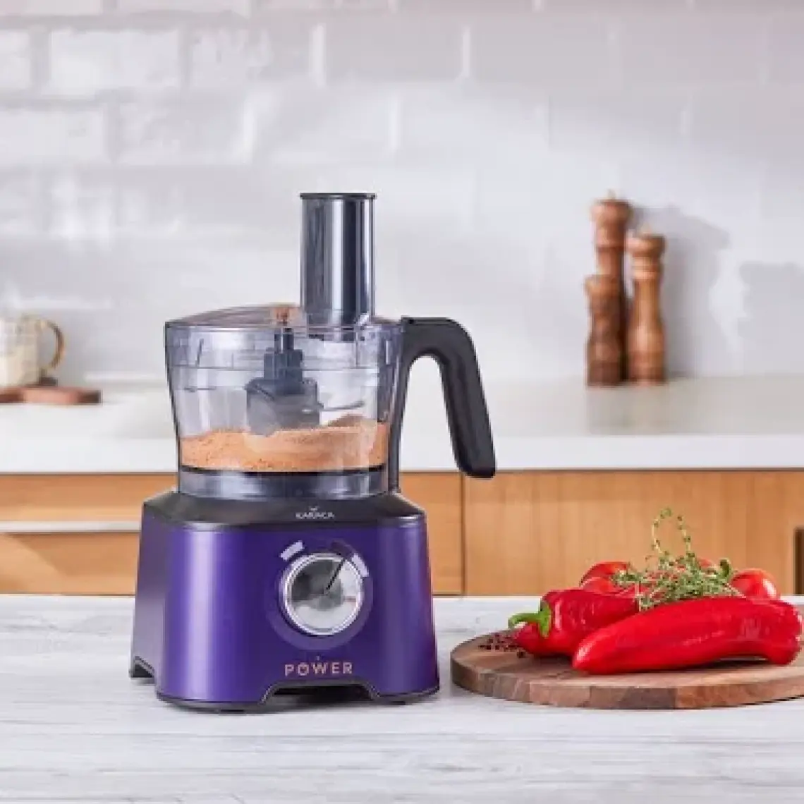 Karaca Mastermaid Power Multifunctional 10 İn 1 Grape Purple Mutfak Robotu, Blender Seti 2000w