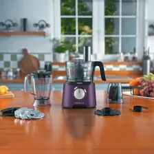 Karaca Mastermaid Power Multifunctional 10 İn 1 Grape Purple Mutfak Robotu, Blender Seti 2000w