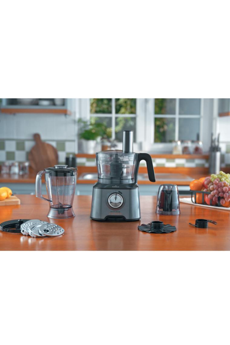 Karaca Mastermaid Power Multifunctional 10 in 1 Galaxy Grey 2000 W Gıda Hazırlama Seti Gri