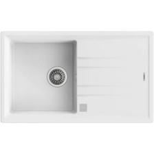 Teka STONE 50 B-TG WHITE Ankastre Kumanda Sifonlu Granit Eviye Beyaz 86 cm 115330026