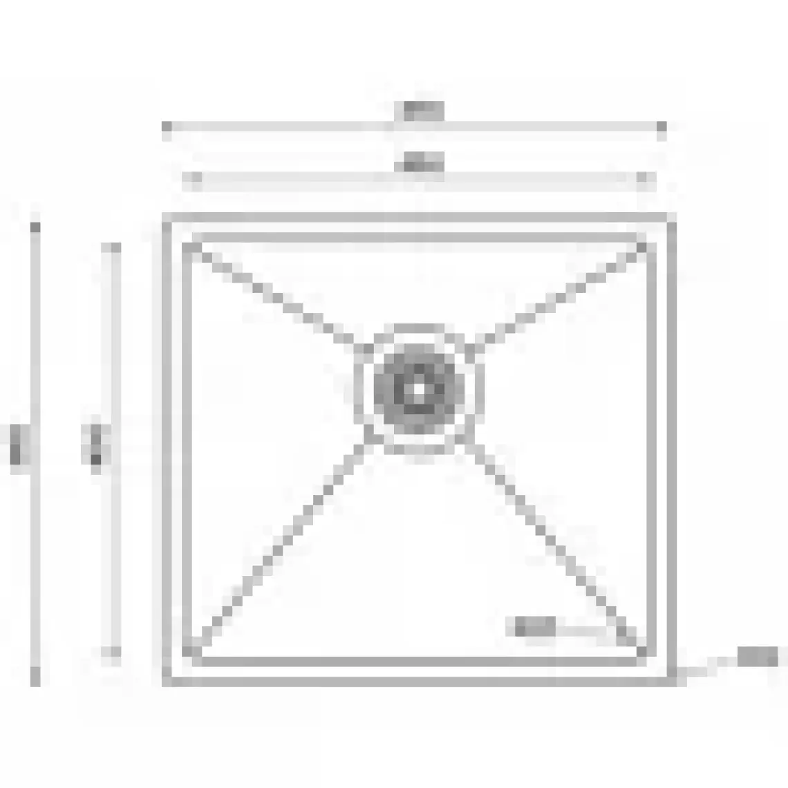 Ukinox Me 451 490X440 mm Inox Paslanmaz Çelik Mutfak Evyesi