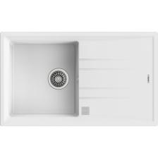 Teka STONE 50 B-TG WHITE Ankastre Kumanda Sifonlu Granit Eviye Beyaz 86 cm 115330026