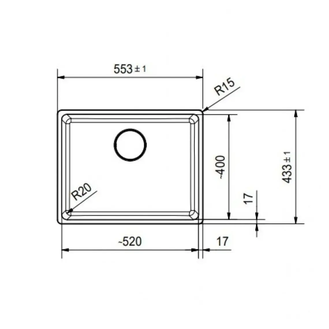 Franke Maris Mrg 210/110-52 Granit Nero Siyah Tezgah Altı Eviye