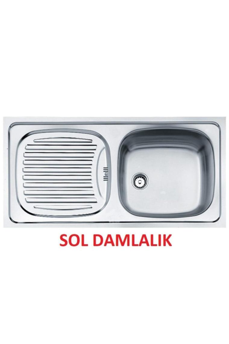 Teka EBM 45 Mikroketen Sol Çelik Eviye