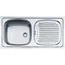 Teka EBM 45 Paslanmaz Çelik Evye, Tek hazne, Sağ damlalıklı