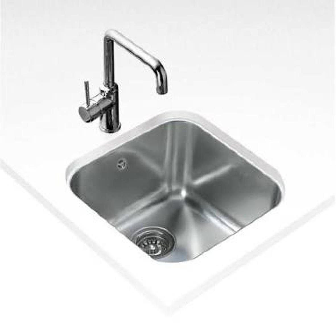 Teka Be 40.40 paslanmaz çelik Evye, Tezgah Altı, 1 Göz