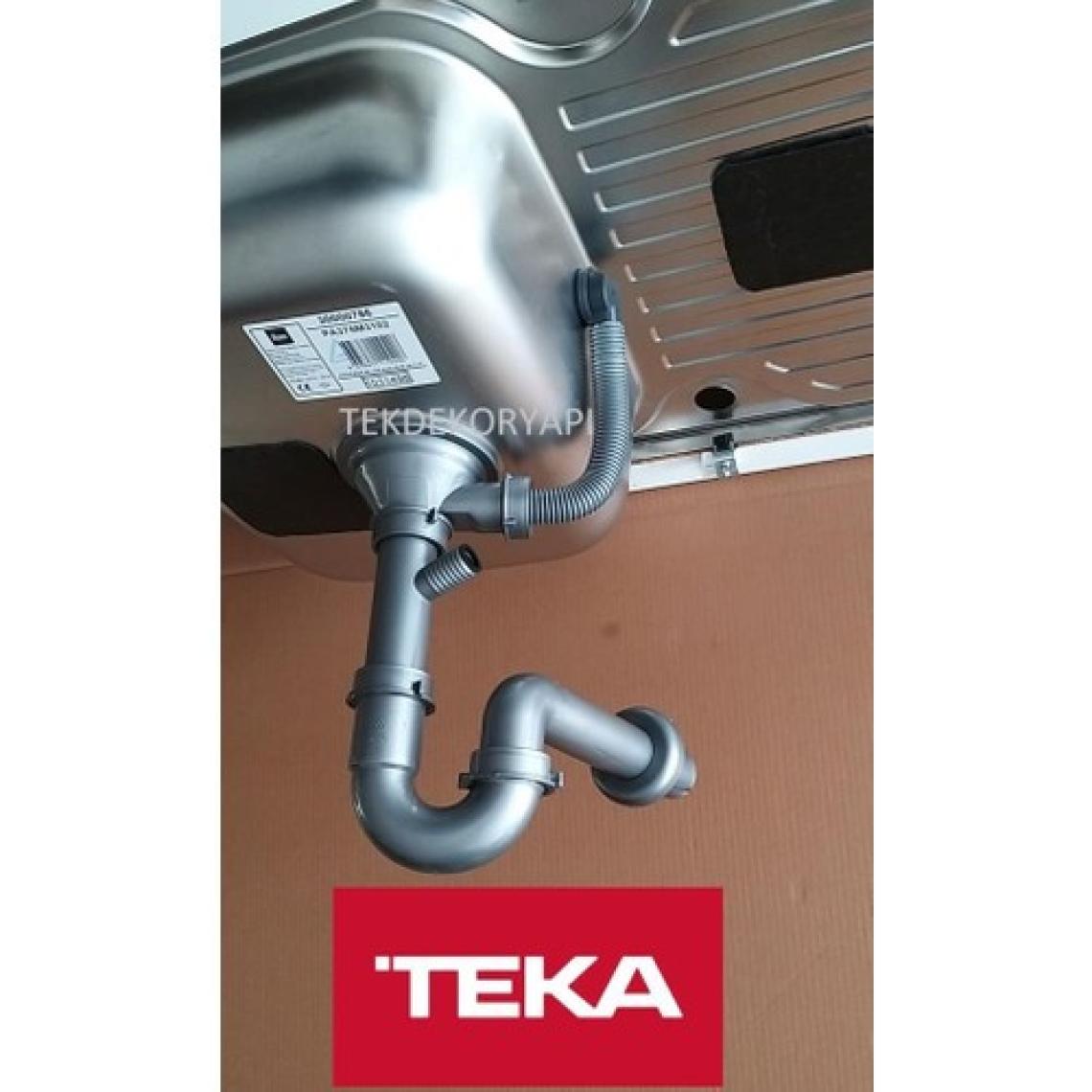 Teka Tekdekor Teka Evye Sifonu Büyük Giderli Taşmalı