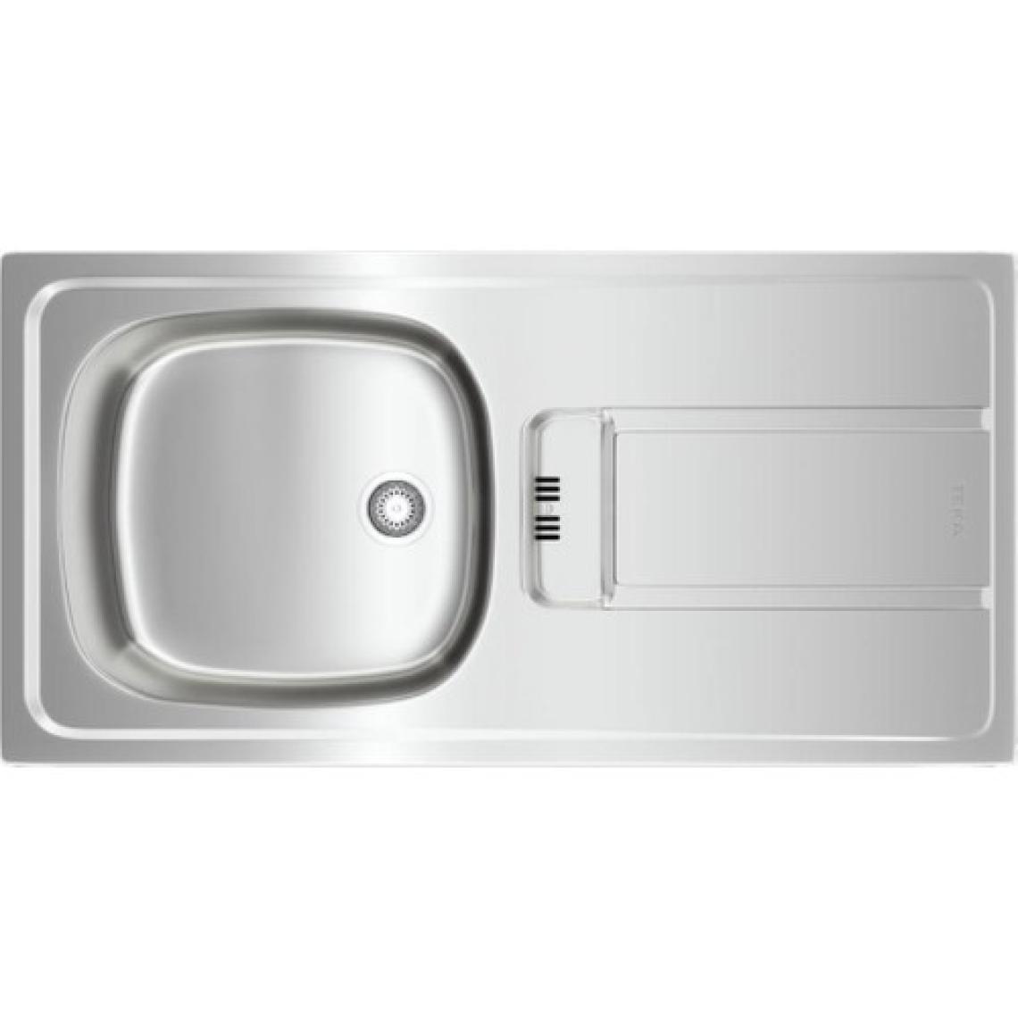 Teka Gravity 45 E-XN 1B 1D Paslanmaz Sağ Eviye