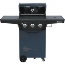 Aygaz X350 Klasik Barbekü - Gri Mavi - LED Işıklı Düğmeli