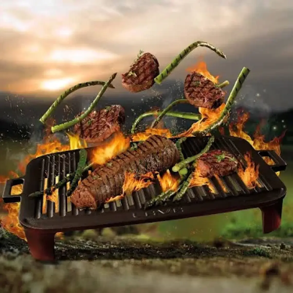 Lava Döküm Mangal Izgarası