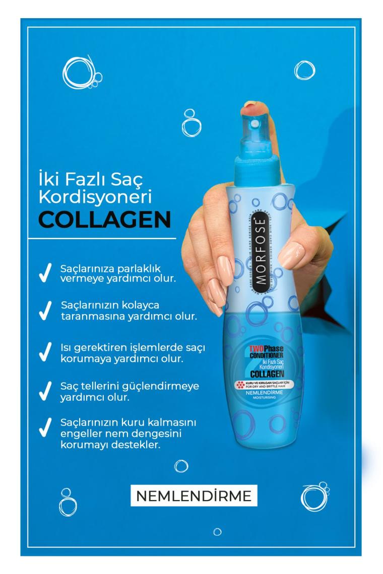 Morfose Kolajen İki Fazlı 240 ml Saç Kondisyoneri Fön Suyu