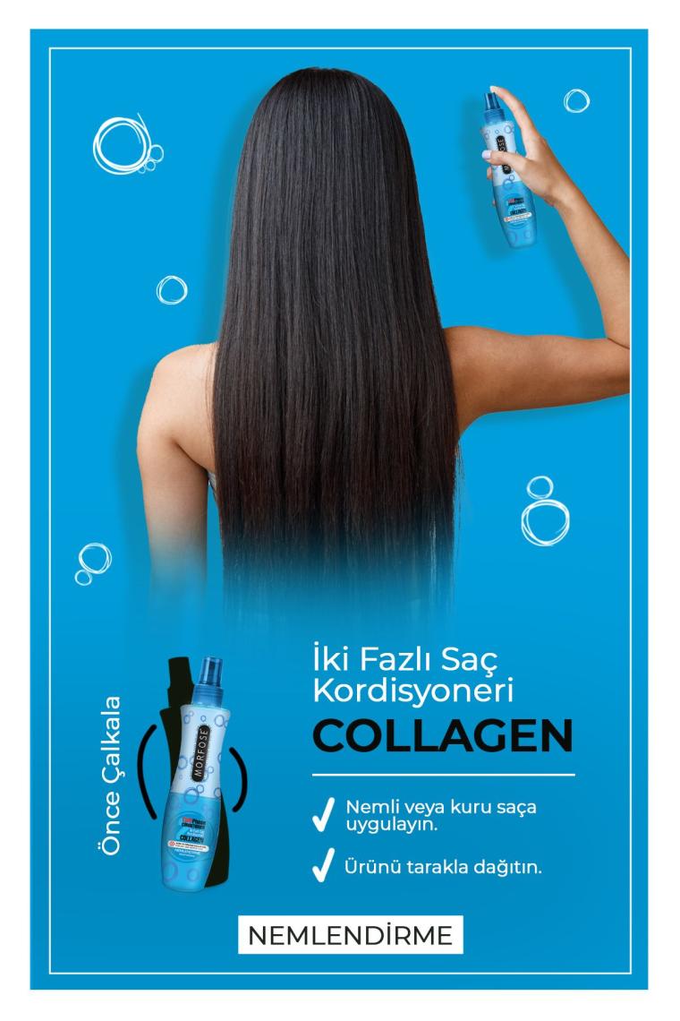 Morfose Kolajen İki Fazlı 240 ml Saç Kondisyoneri Fön Suyu