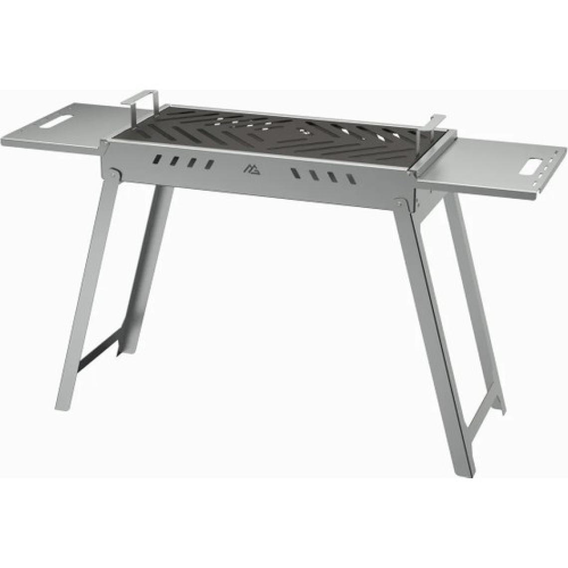 Marina Grill Sehpalı Galvaniz Katlanır Ayaklı Mangal 60X30 ( Taşıma Çantalı )