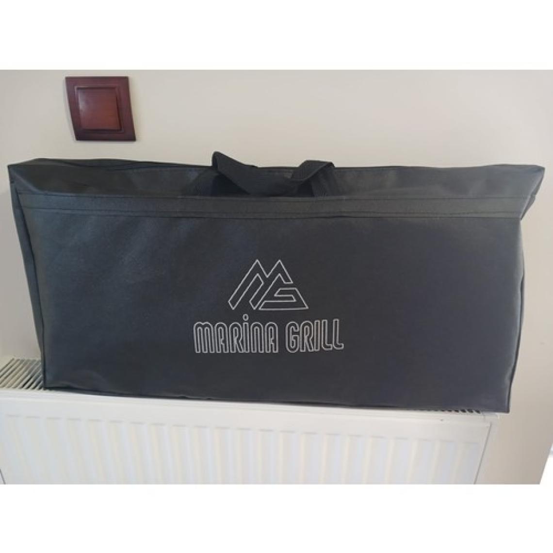 Marina Grill Sehpalı Galvaniz Katlanır Ayaklı Mangal 60X30 ( Taşıma Çantalı )