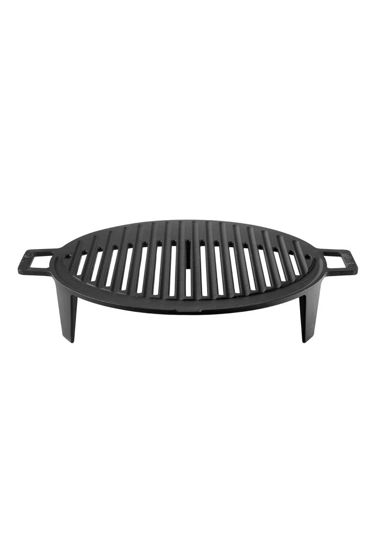Lava Döküm Mangal Izgarası  Kulplu Çap 37 cm Yuvarlak
