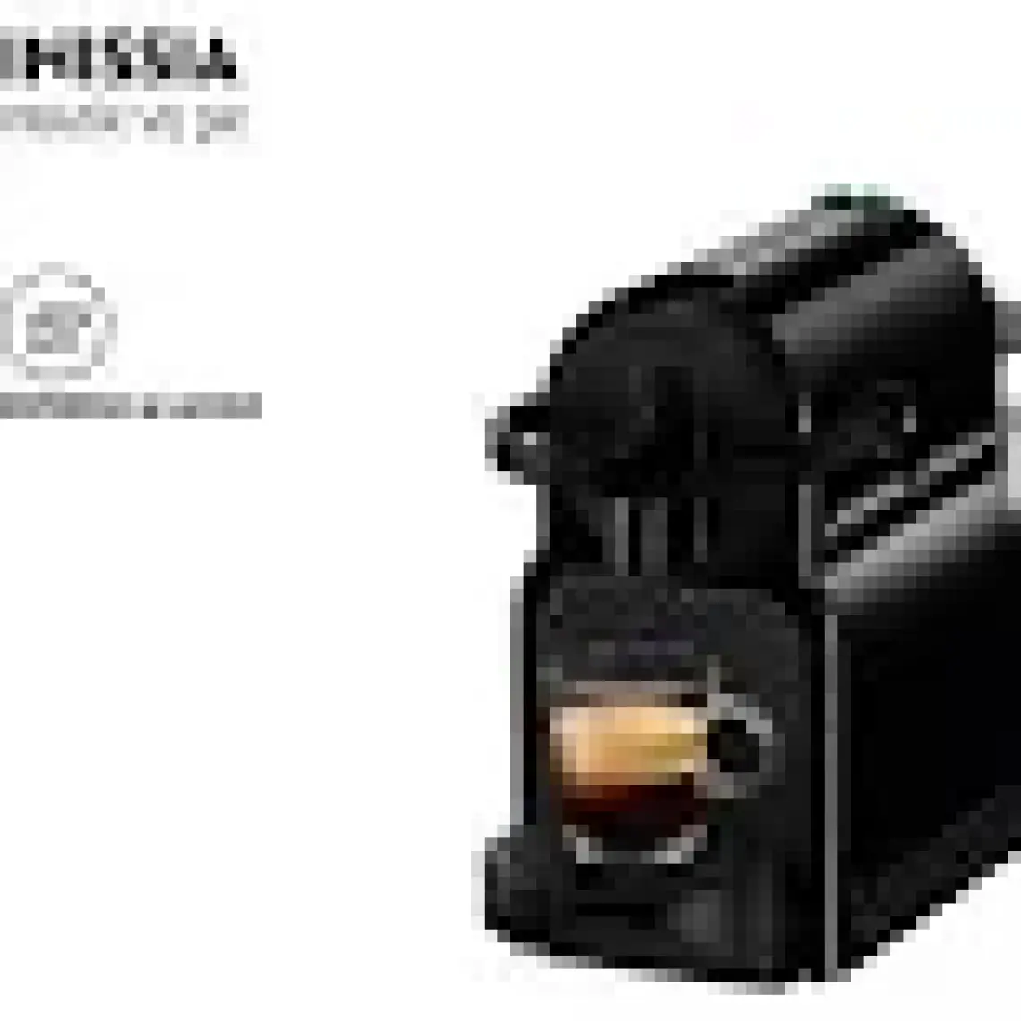 Nespresso İnissia D40 Kahve Makinesi,Black