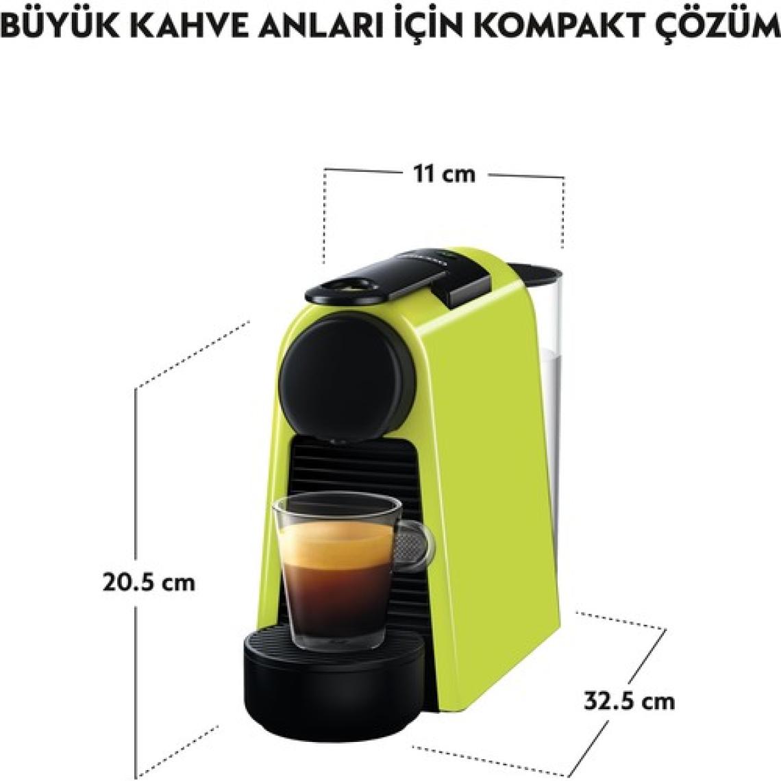 Nespresso Essenza Mini D 30 Yeşil Kahve Makinesi