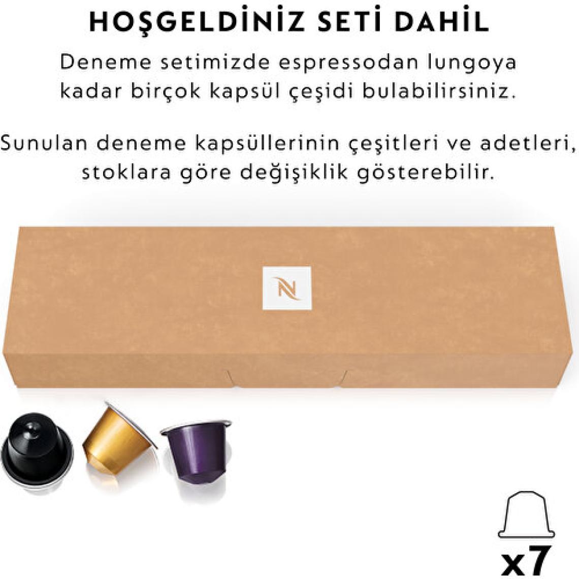 Nespresso İnissia D40 Kahve Makinesi,Black