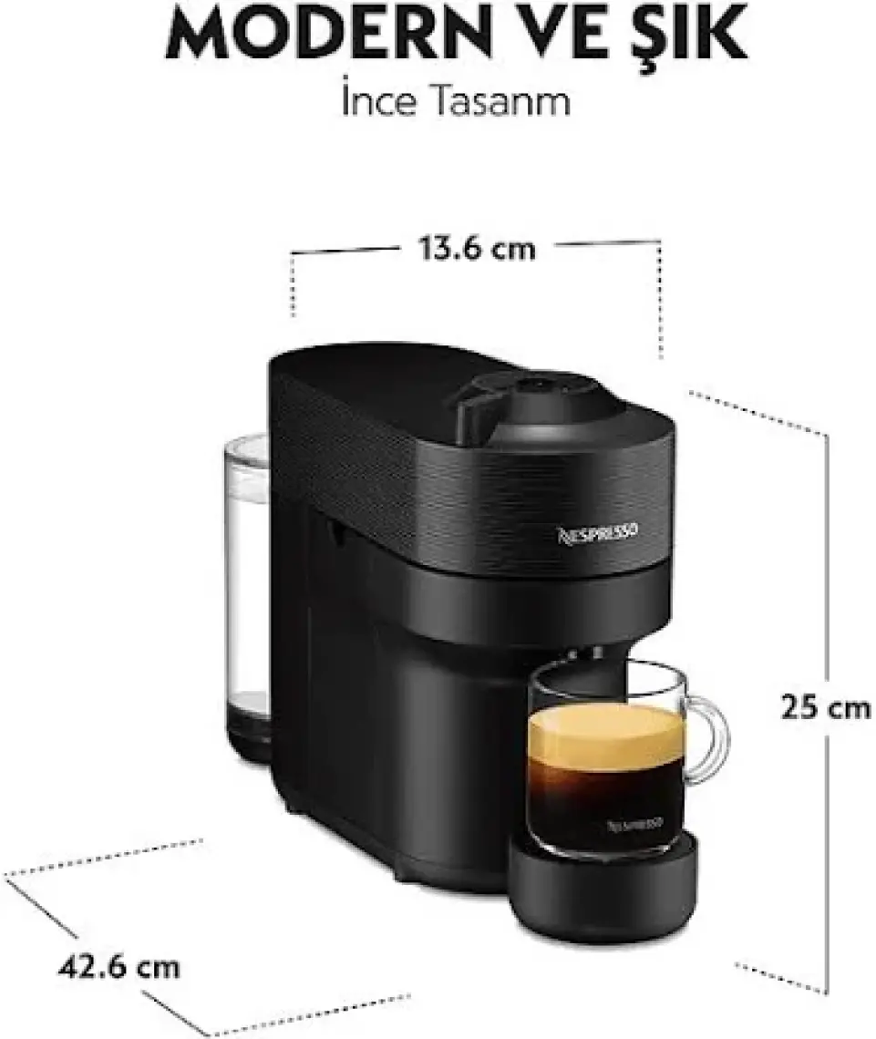 Delonghi Nespresso Delonghi ENV90.B Vertuo Pop Kapsül Kahve Makinesi