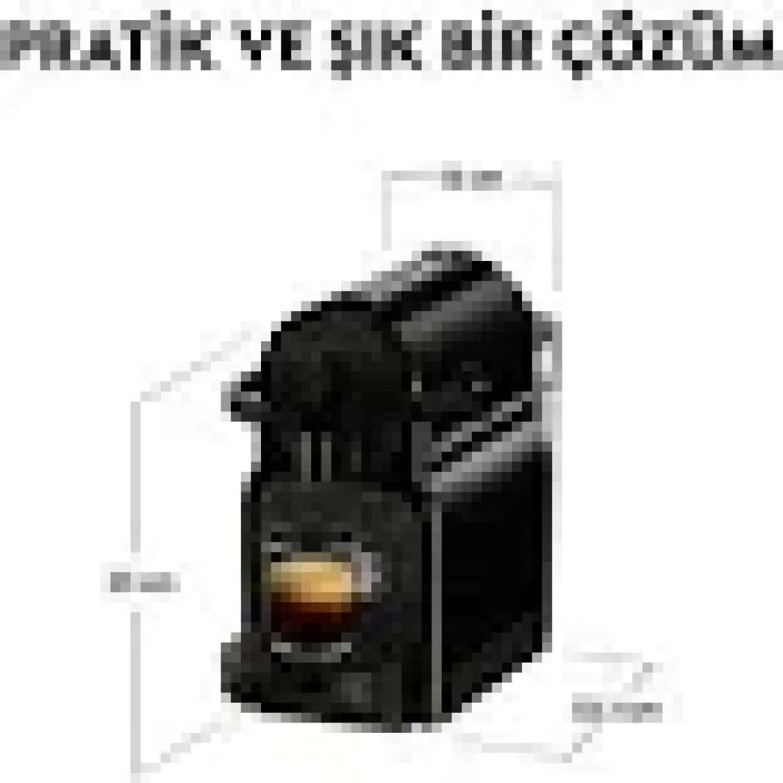 Nespresso İnissia D40 Kahve Makinesi,Black