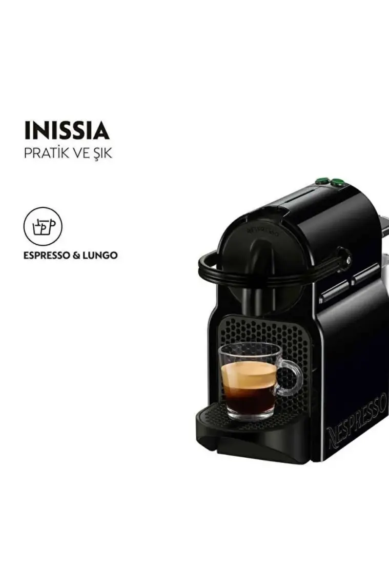Nespresso İnissia D40 Kahve Makinesi,Black