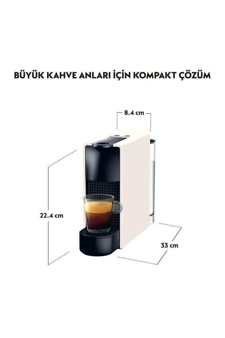 Nespresso Essenza Mini C 30 Beyaz Kapsül Kahve Makinesi
