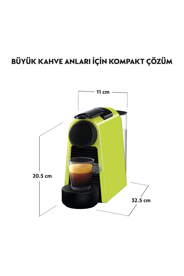 Nespresso Essenza Mini D30 Green Kahve Makinesi,Yeşil