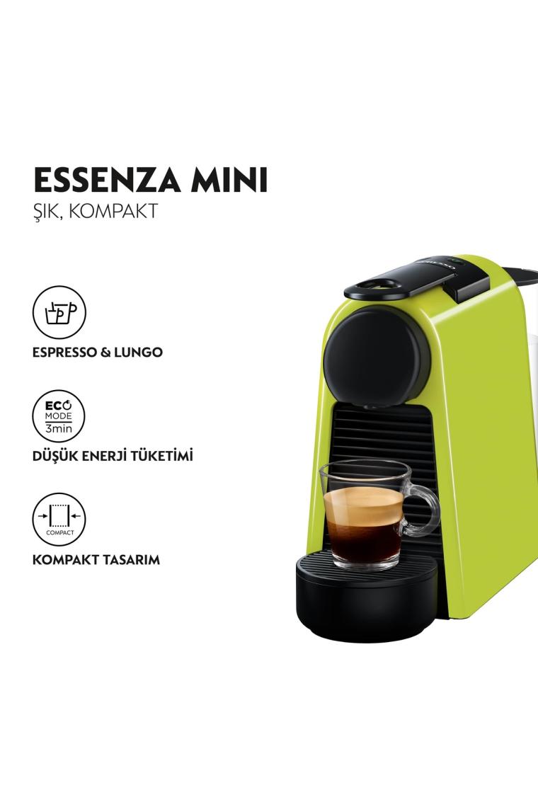 Nespresso Essenza Mini D30 Green Kahve Makinesi,Yeşil