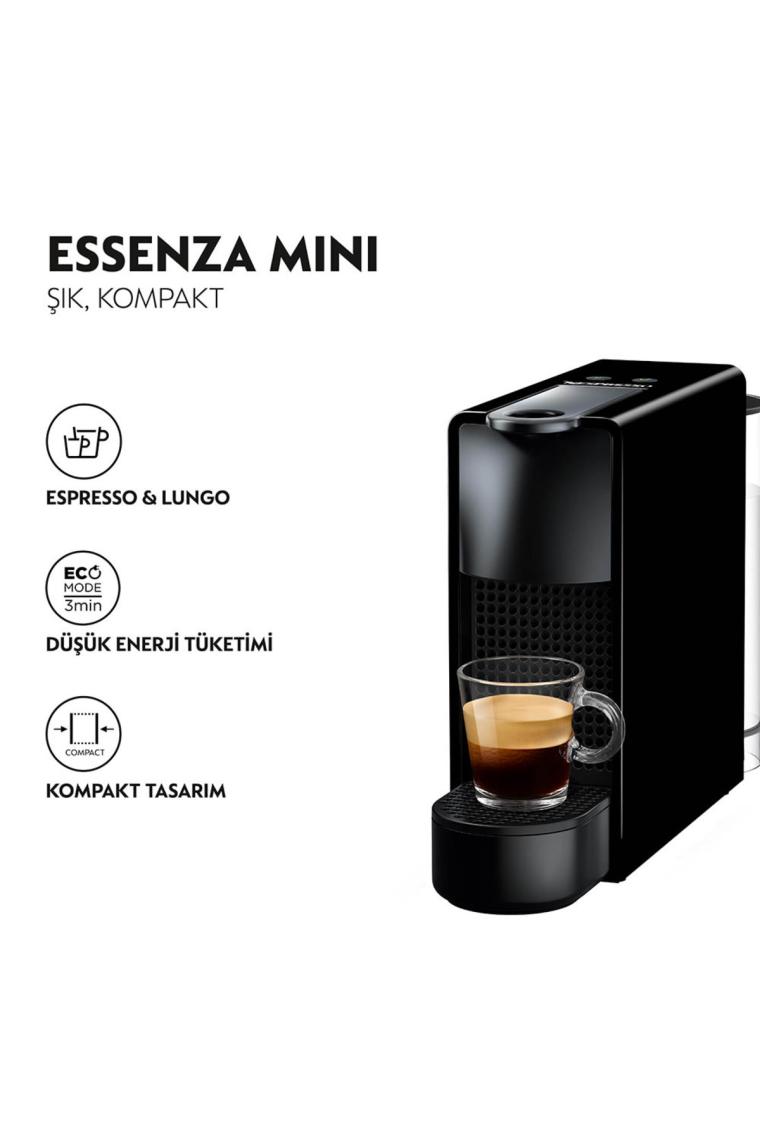 Nespresso Essenza Mini C 30 Siyah Kapsül Kahve Makinesi