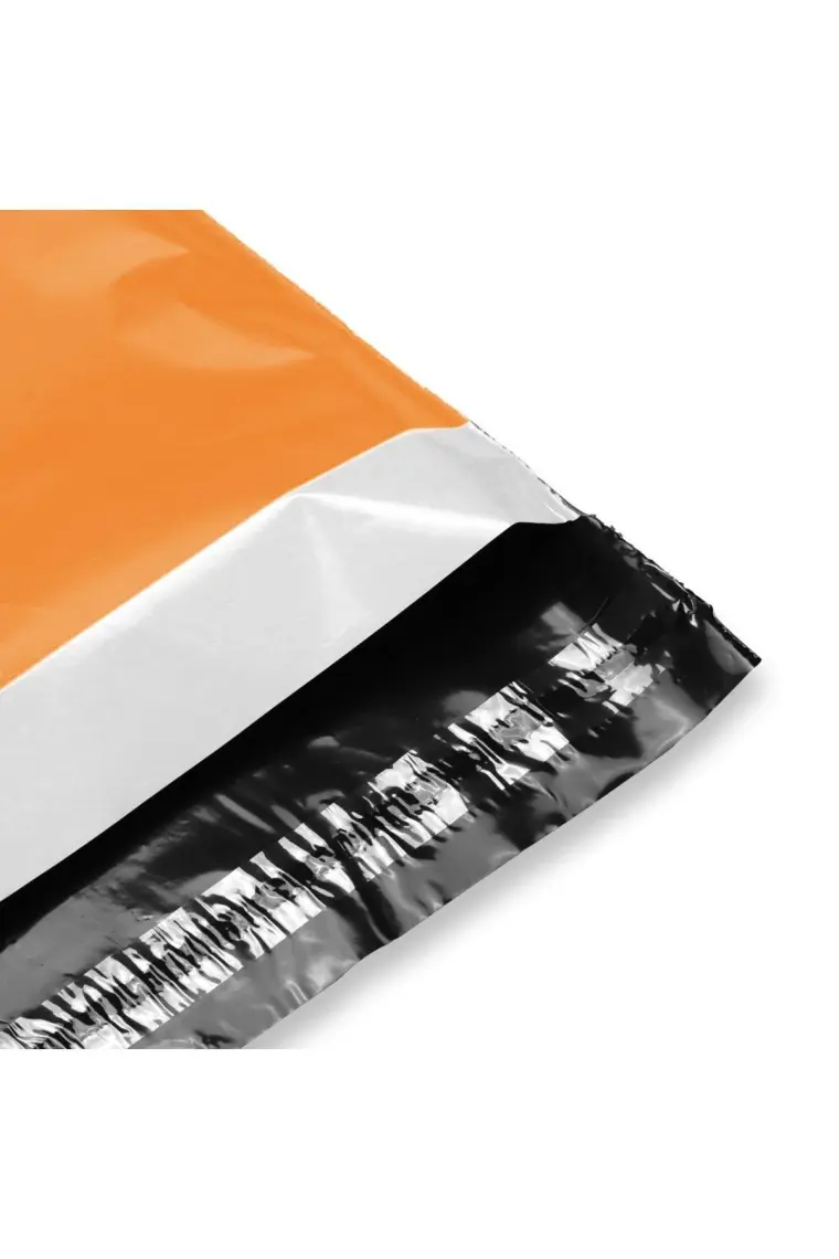 Ambalaj Pazarı Cepsiz Turuncu Kargo Poşeti 30X37+5 cm - 100 Adet