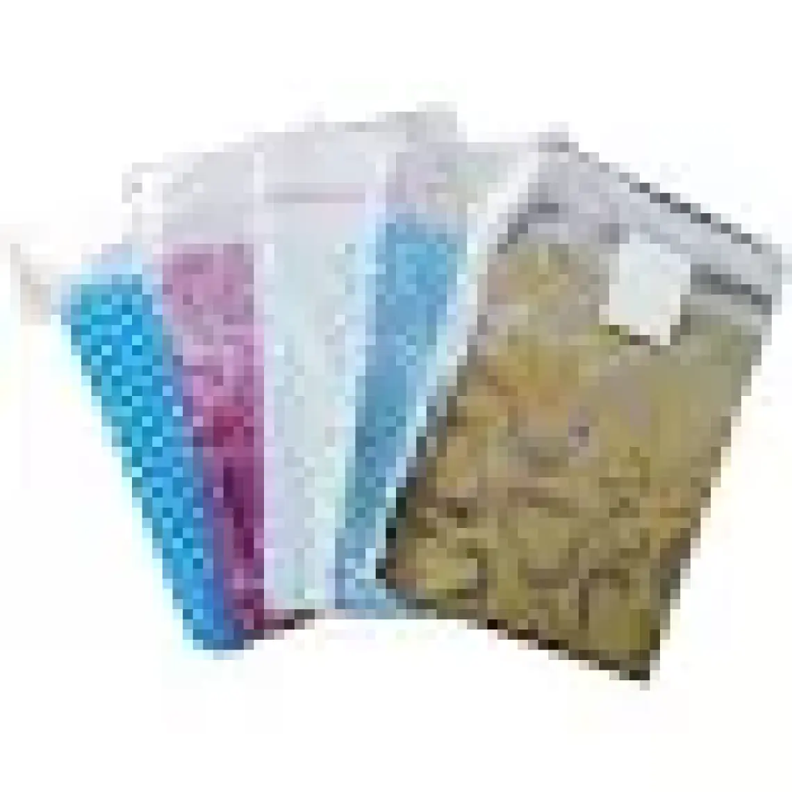 San Metalize Bantlı Poşet 40X60 Cm 100 Lü (1 Paket 100 Adet)