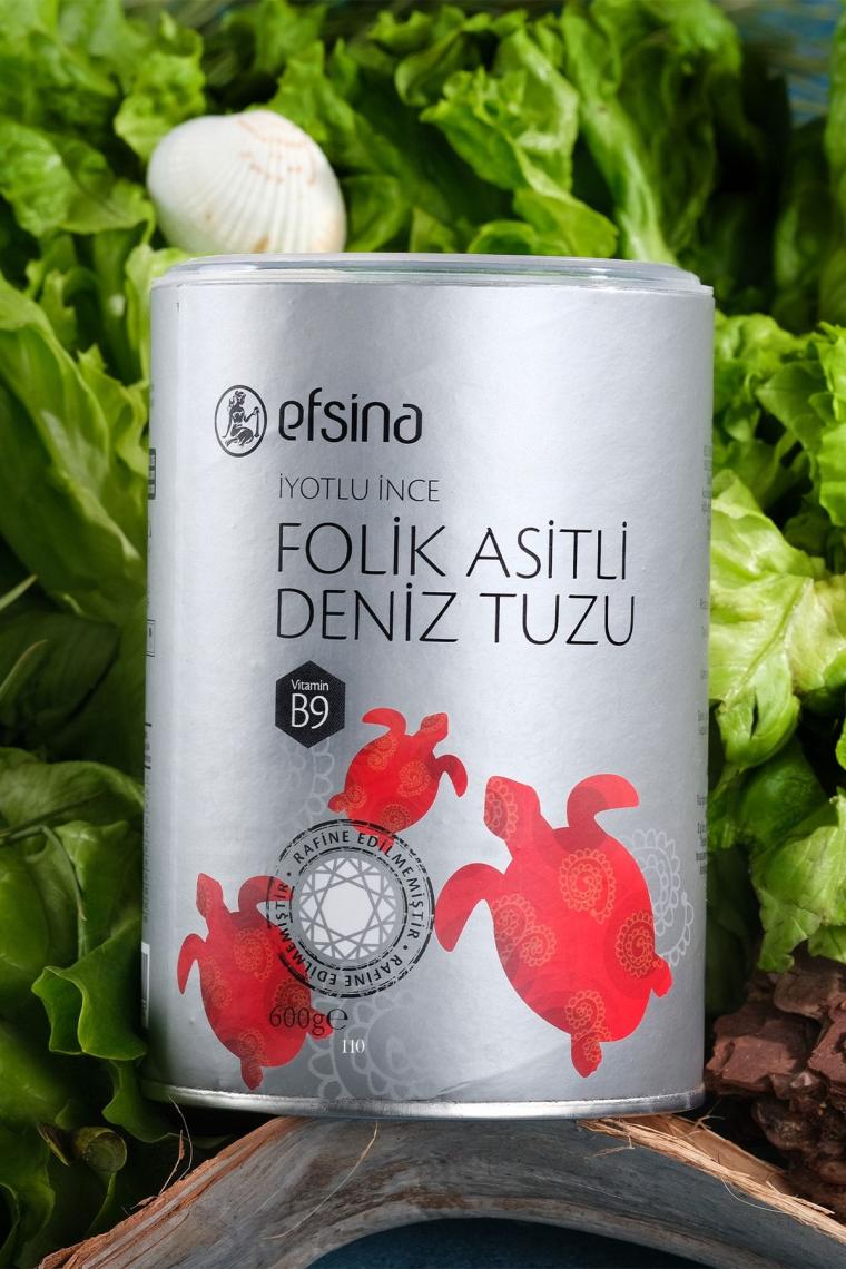 İyotlu İnce Folik Asitli Deniz Tuzu 600 G