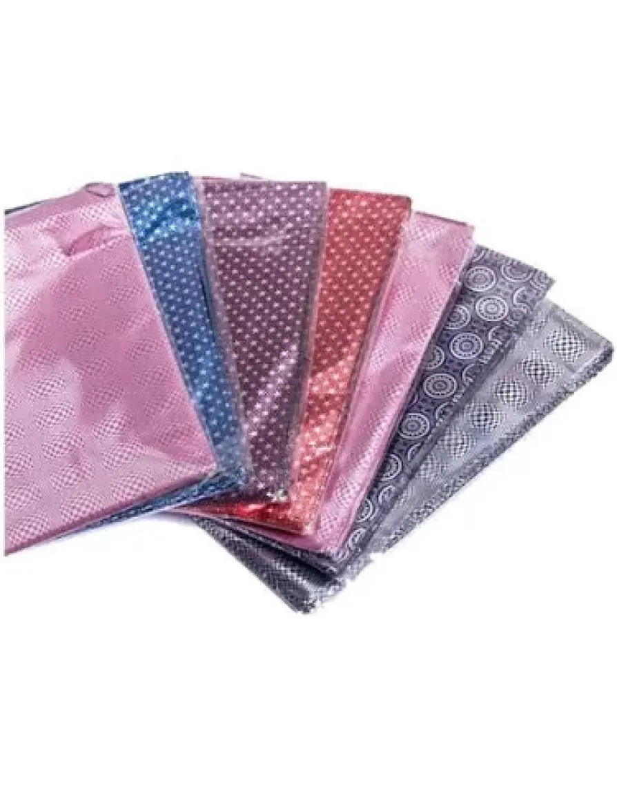 Kent Metalize Hediye Paketi Bantlı   12 x 17 cm 100 Adet