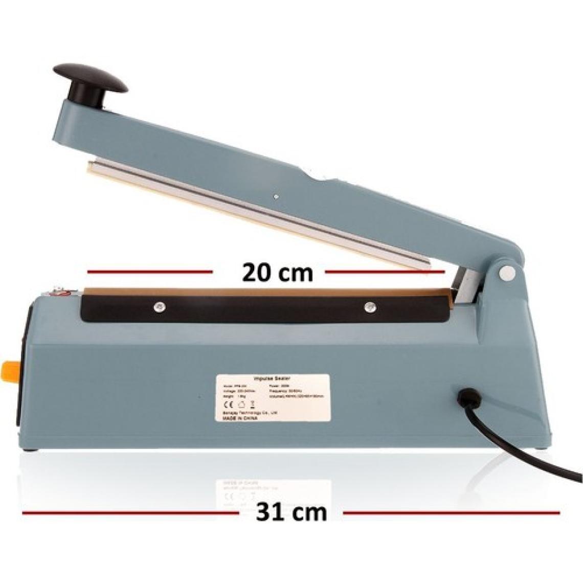 PFS-200 Poşet Ağzı Kapama Yapıştırma Makinası Metal Gövde