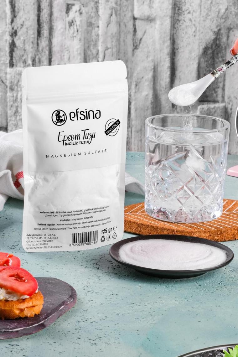 Epsom Tuzu Yenilebilir (İNGİLİZ TUZU) 125 G