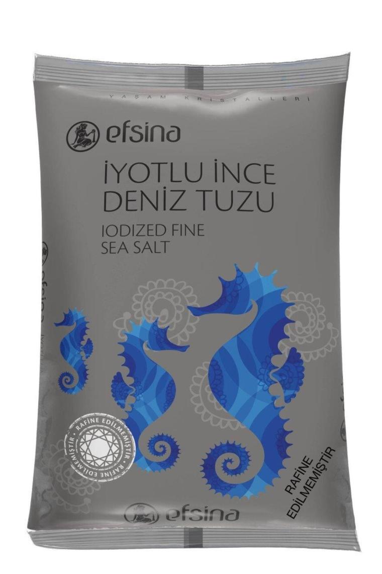750 gr Iyotlu Ince Deniz Tuzu