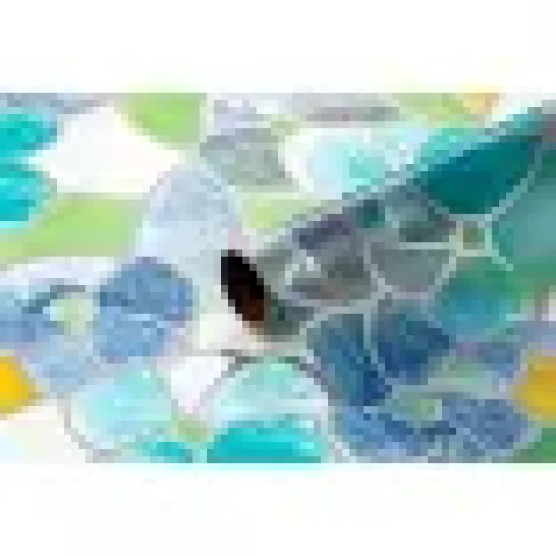 Bigpoint Yapışkanlı Folyo 2m Vitray Desen NO:63A