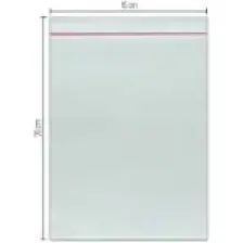 15*20 Bantlı OPP (Parlak-Şeffaf) Jelatin 1000 Adet