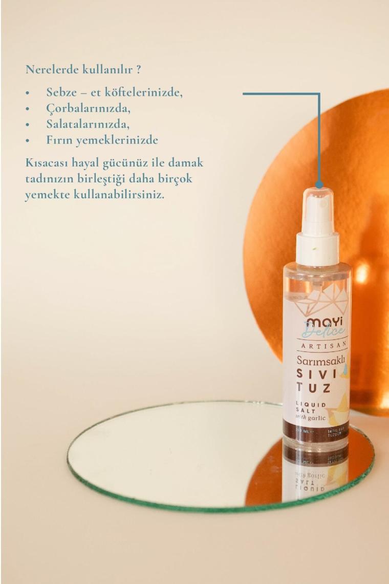 Mayi Artisan Sarımsaklı Sıvı Tuz 150 Ml
