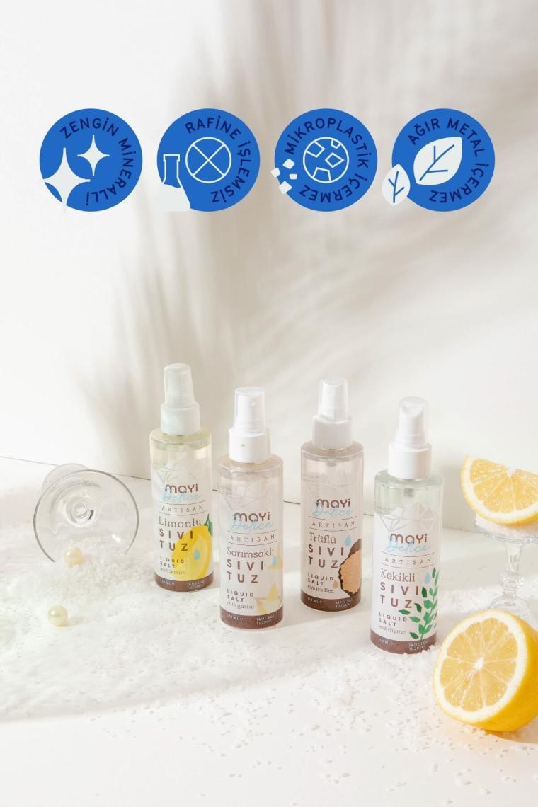 Mayi Artisan Sarımsaklı Sıvı Tuz 150 Ml