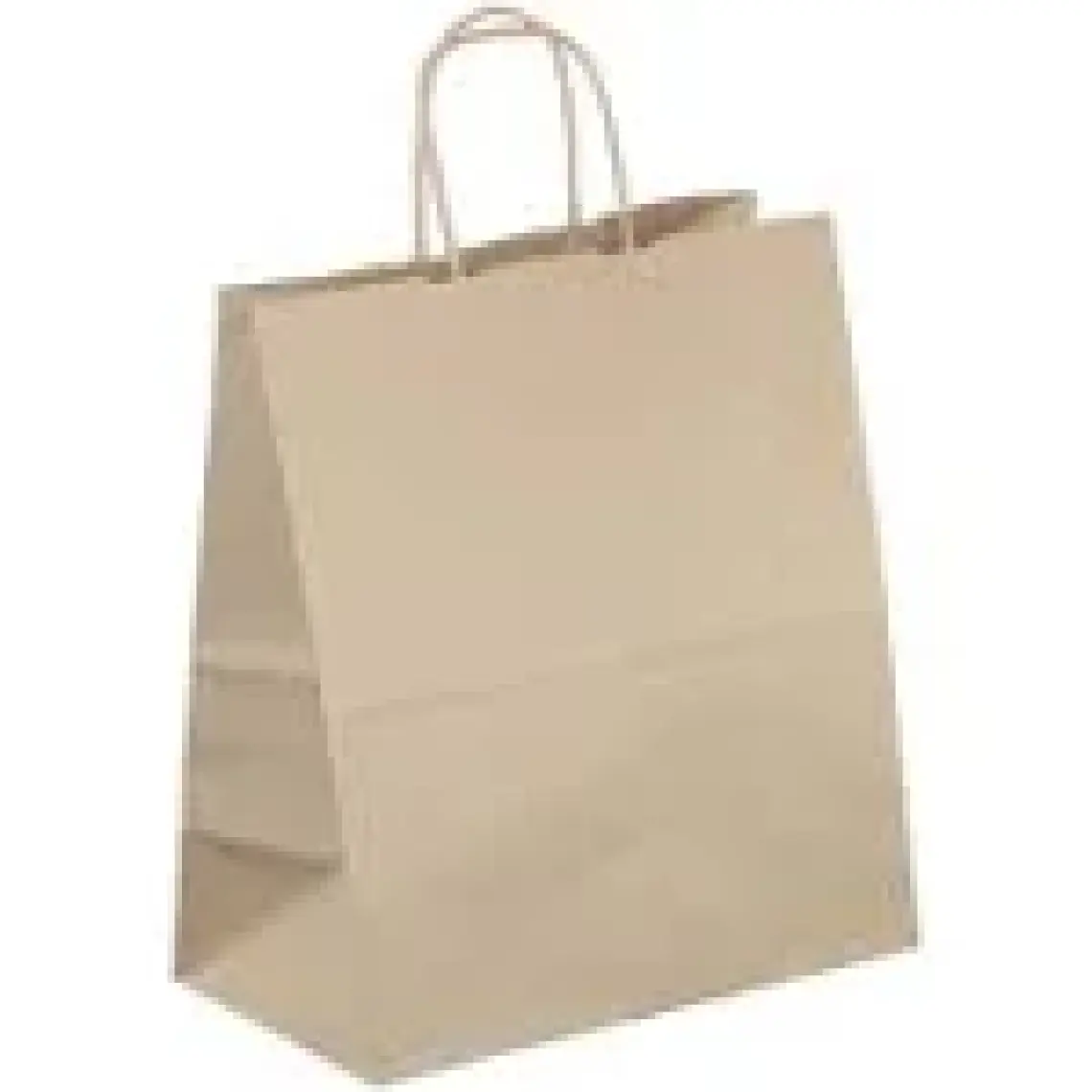 Kraftürkiye Burgu Saplı Kraft Kağıt Çanta 25 x 12 x 31 cm