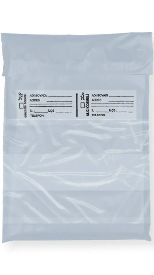 Ambalaj Pazarı Cepli Gri Kargo Poşeti 17X25+5 cm - 250 Adet