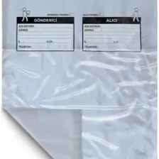 Ambalaj Pazarı Cepli Gri Kargo Poşeti 17X25+5 cm - 250 Adet