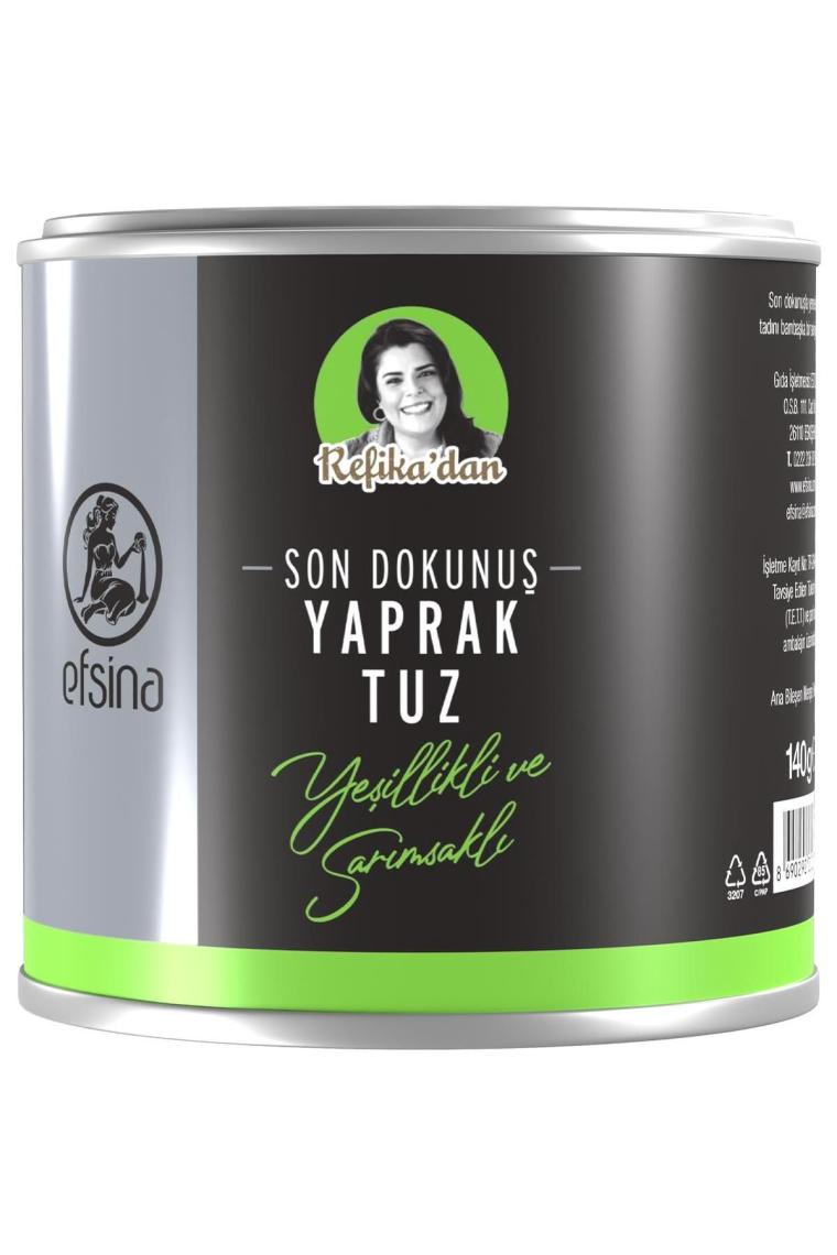 140 gr Sarımsak Ve Yeşillikli Yaprak Tuz Refika'dan