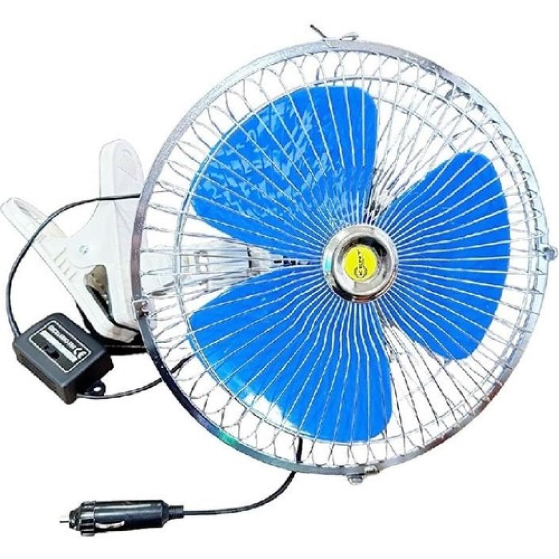 Kent 24 Volt Oto Vantiltatör 10INCH 25CM Mandallı 24V Çakmaklık Girişli Vantilatör