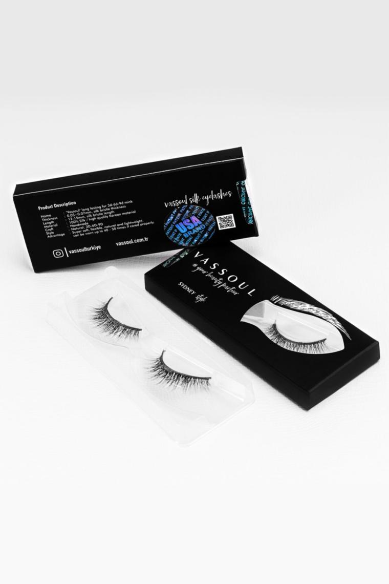 Sydney Takma Ipek Kirpik 100% Handmade Of Premium Korea