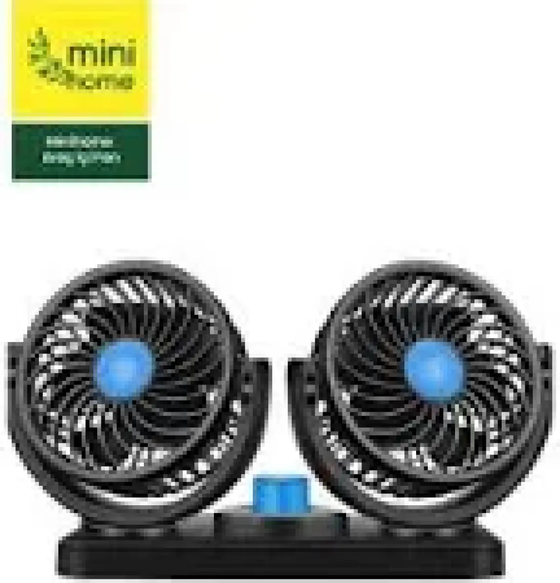 Minihome Universal Araç Içi Fan Çakmaklık Girişli 2'li Vantilatör