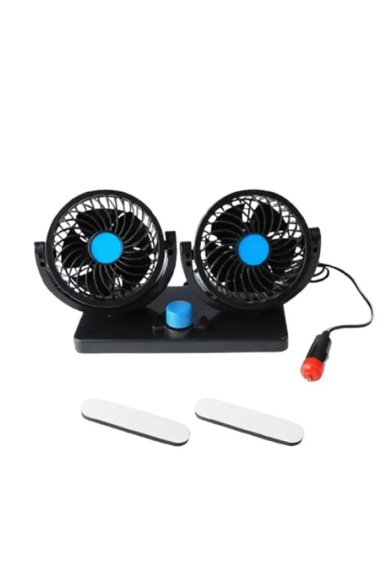 Minihome Universal Araç Içi Fan Çakmaklık Girişli 2'li Vantilatör